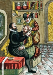 Cataract Operation, from Ophthalmodouleia by Georg Bartisch published in Dresden in 1583