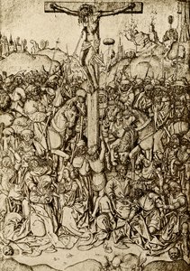 Christ on the cross by German School