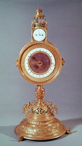 Clock in the form of a monstrance belonging to the Cardinal de Granvelle, Augsburg, 1564