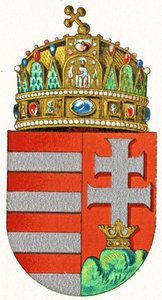 Coat of Arms of Hungary, c.1898 by German School