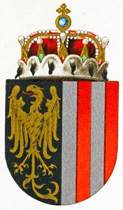 Coat of Arms of Upper Austria, c.1898 by German School