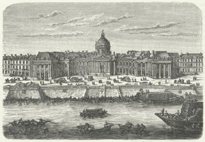 College des Quatre Nations, Paris (engraving) by German School