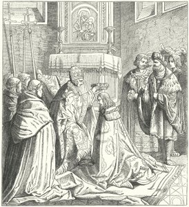 Coronation of the Holy Roman Emperor Frederick III by German School