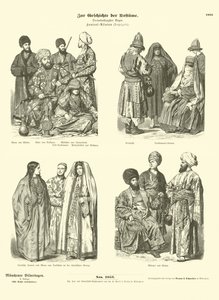 Costumes of Central Asia, Late 19th Century by German School