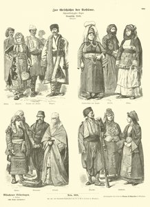 Costumes of Ottoman Turkish Europe, Late 19th Century by German School