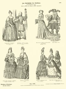 Costumes of Royalty and the Nobility, Late 17th and Early 18th Century by German School