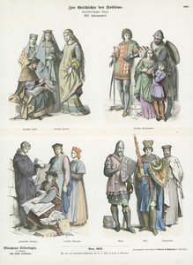 Costumes of the 13th Century by German School