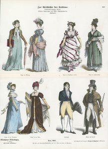 Costumes of the 1800s by German School