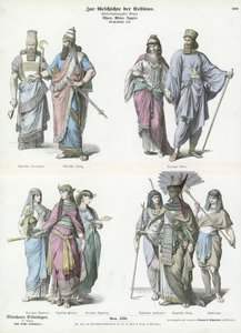Costumes of the Ancient Assyrians, Medes and Egyptians by German School