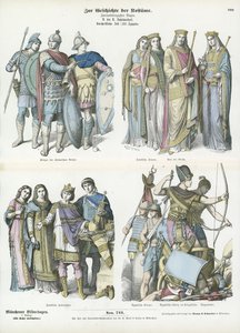 Costumes of the ancient world by German School