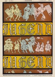 Cover Illustration for Jugend Magazine, 1896 by German School