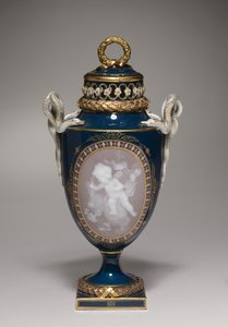 Covered Vase by German School