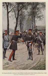 Crown Prince Frederick of Germany Awarding Field Marshal Helmuth von Moltke the Iron Cross on Behalf of His Father, Kaiser Wilhelm I by German School