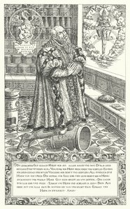 Cyriacus Schnaus, apothecary in 16th Century Nuremberg by German School
