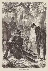 Death of German poet and soldier Theodor Koerner by German School