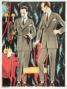 Der Arbiter, outfits by Fasskessel & Muntmann, from Styl, pub.1922 by German School