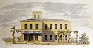 Design for an Italianate classical villa, c.1850