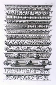 Designs for Cornices by German School