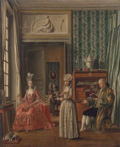 Domestic Scene by German School
