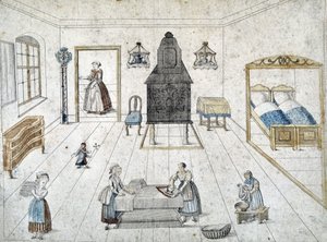 Domestic lingerie, Germany by German School