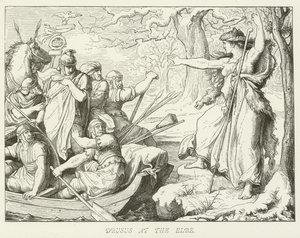 Drusus at the Elbe by German School