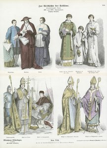Ecclesiastical costumes, 16th and 17th Century by German School