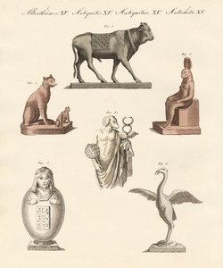 Egyptian Divinities by German School