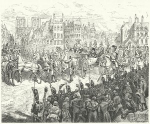 Entry of King Louis XVIII into Paris, 1814 by German School