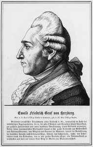 Ewald Friedrich Count von Hertzberg by German School