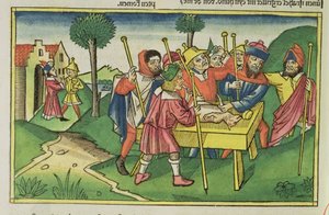 Exodus 12 The First Passover, from the Nuremberg Bible