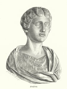 Faustina the Younger, wife of the Roman Emperor Marcus Aurelius by German School