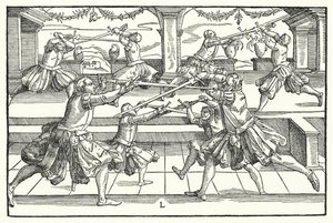 Fencing Scene