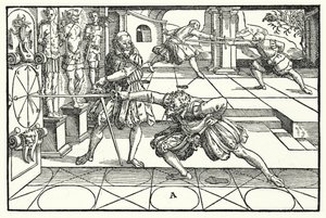 Fencing Scene