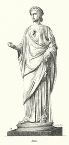 Flora, Roman Goddess of Flowers and Spring by German School