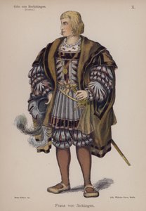 Franz von Sickingen, from Gotz von Berlichingen by Goethe by German School