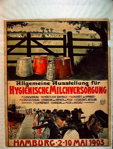 General Exhibition for Sanitary Milk Supply, 1903 by German School
