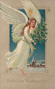 German Christmas card by German School