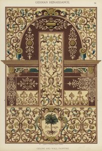 German Renaissance, Ceiling and Wall Painting by German School