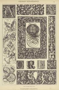 German Renaissance, Typographic Ornaments by German School