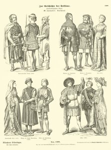 German Costumes, 15th Century by German School