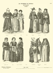 German Costumes, 17th Century by German School