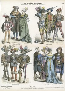 German Costumes, Early 16th Century