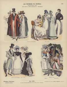 German costumes, first half of 19th Century by German School