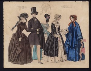 German Fashion Plate, Mid 19th Century by German School