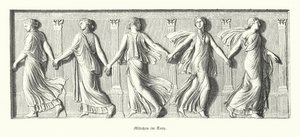 Girls Dancing, Ancient Greece by German School