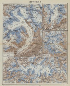Glaciers by German School