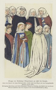 Group of Women of Constance of the Time of the Council of Constance by German School
