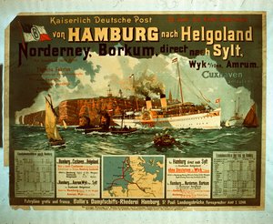 Hamburg to Helgoland by German School
