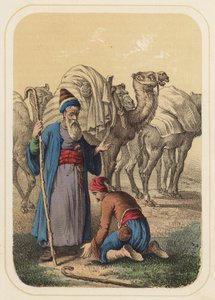 Harun al Rashid and Abdallah in a Scene from One Thousand and One Nights by German School
