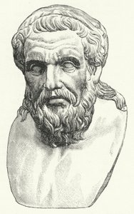 Head of the Roman philosopher Apollonios of Tyana by German School